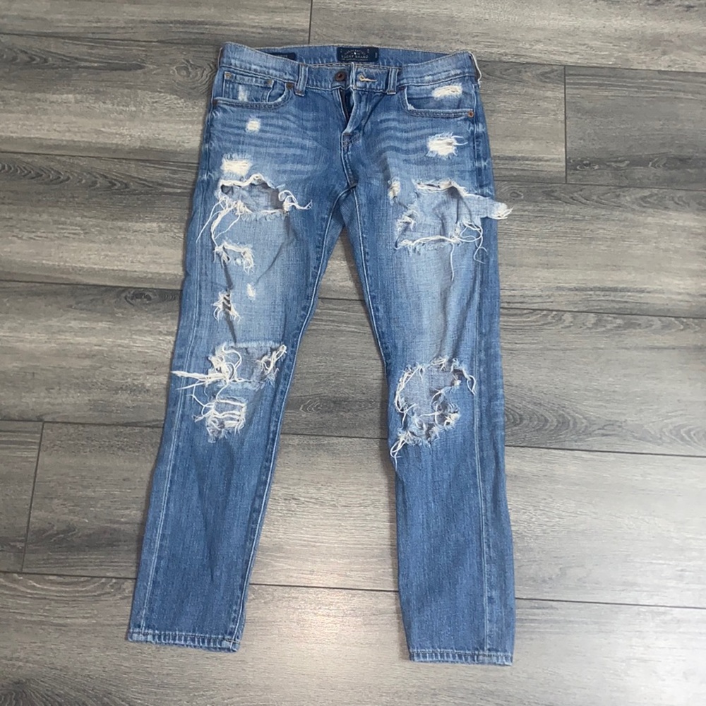 Lucky brand ripped jeans